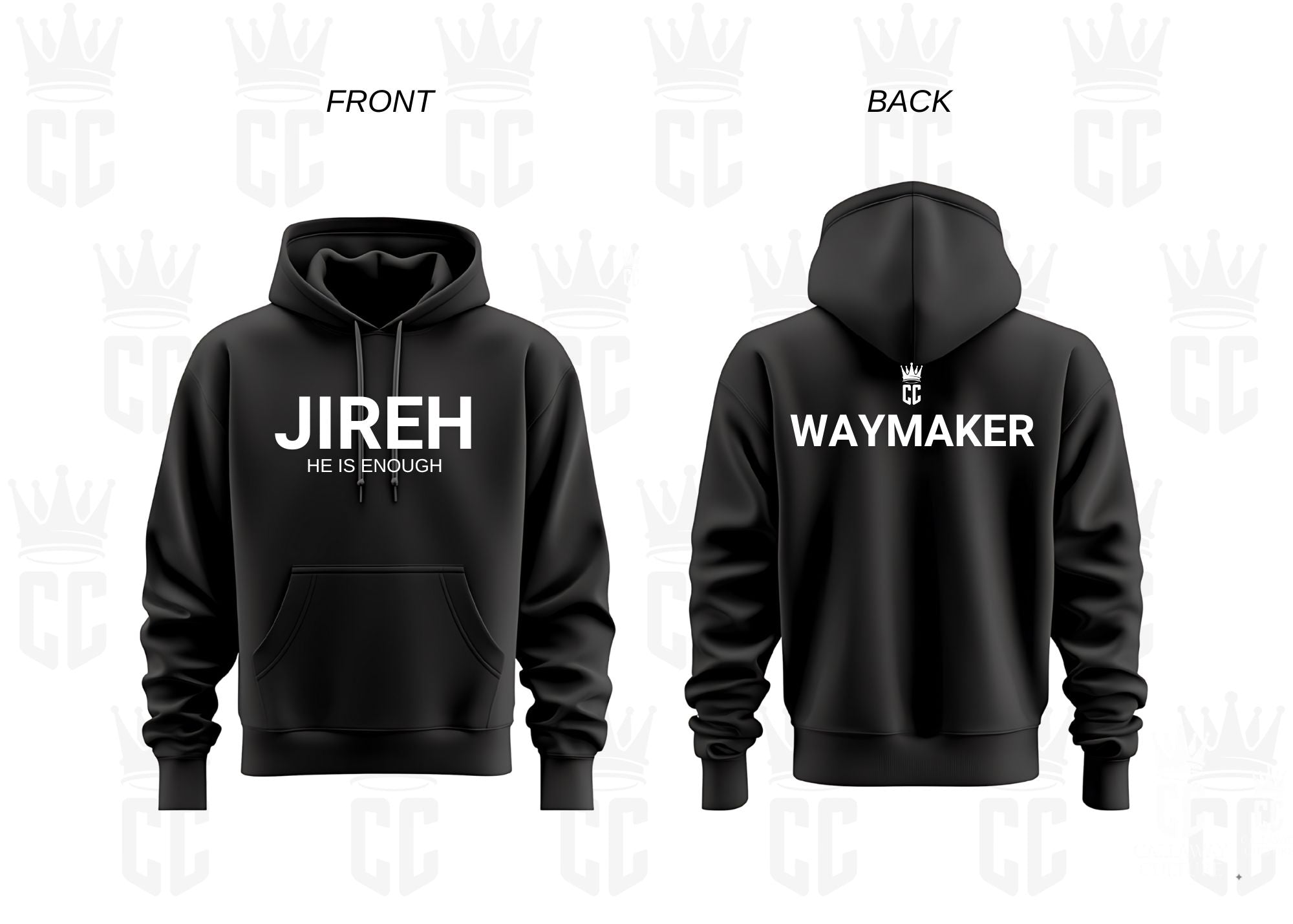 Jireh He is Enough x Waymaker Faith Hoodie