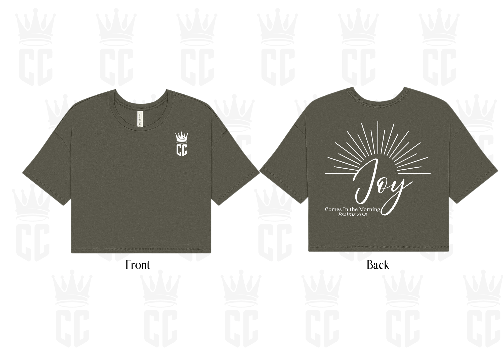 Joy Cropped Jersey Tee