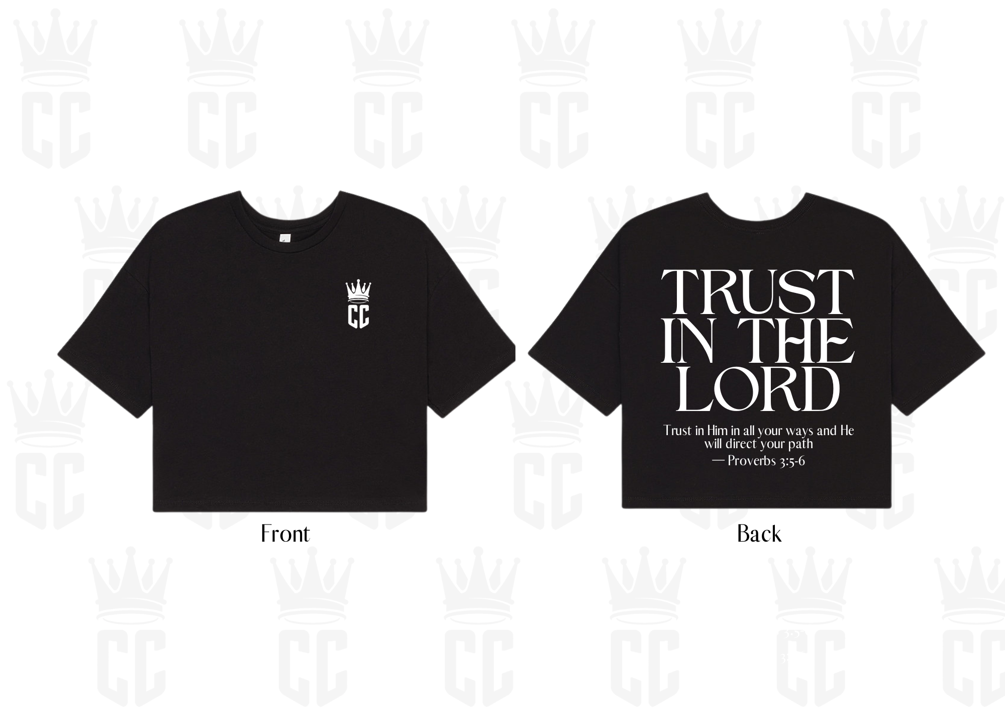 Trust in the Lord Cropped Jersey Tee
