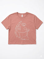Women's True Testimony Crop Top - Pink