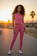 Pre-Order Callaway Culture Tank and Leggings Set - Pink