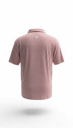 Corporate Culture Premium Performance Polo - Red Striped