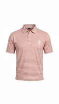 Corporate Culture Premium Performance Polo - Red Striped