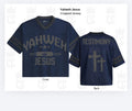 Yahweh Cropped Jersey - Navy