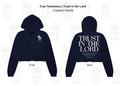 Trust in the Lord Cropped Hoodie - Navy