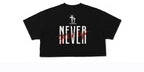Jesus Over Everything - Super Cropped T-shirt - Black