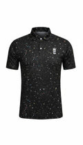 Corporate Culture Golf Polo - Black Paint Splatter