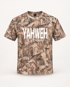 Unisex Yahweh Never Give Up T-Shirt - Camo