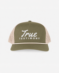 Olive / Tan - True Testimony Rope 10/10 Hat