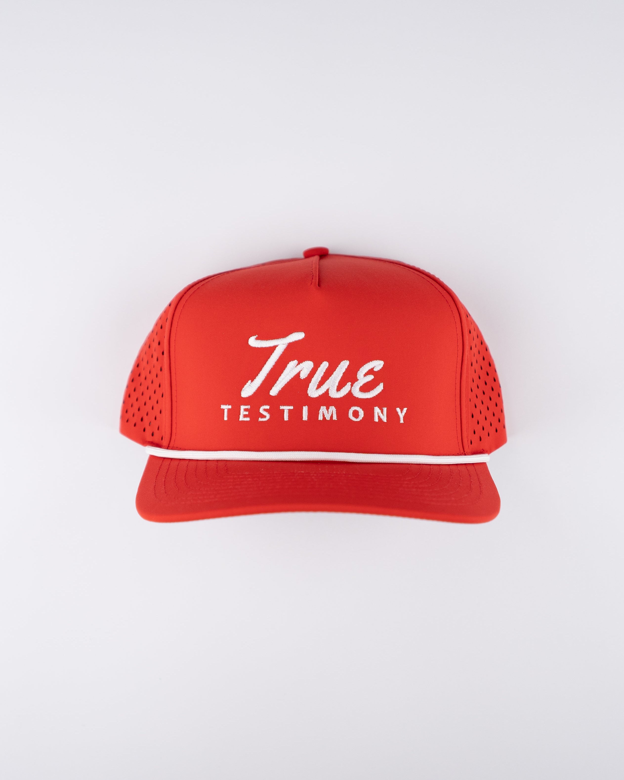 True Testimony Rope 10/10 Hat - White / Red