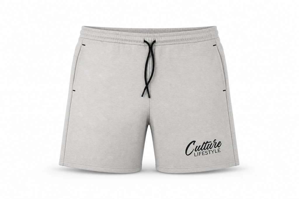 Light Grey - Culture Lifestyle We Are Better Together Set - Shorts Front