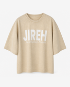 Unisex True Testimony - Jireh Washed Oversized Tee - Black