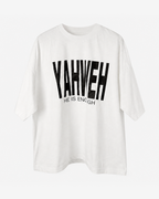 True Testimony - YAHWEH - HE IS ENOUGH Oversized T-Shirt - Sky Blue
