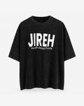 Unisex True Testimony - Jireh Washed Oversized Tee - Black