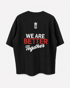 Black - Culture Lifestyle We Are Better Together Set - T-Shirt Back