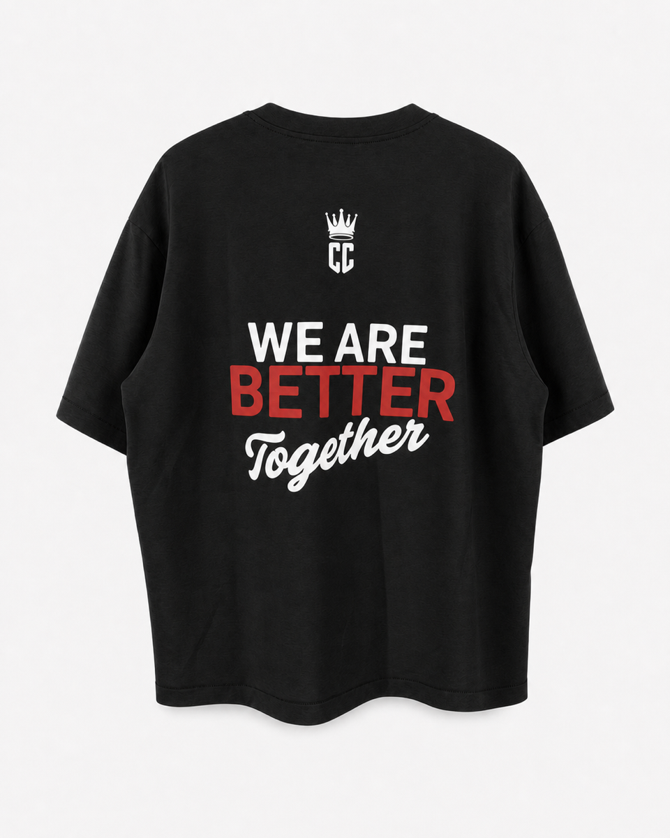 Black - Culture Lifestyle We Are Better Together Set - T-Shirt Back