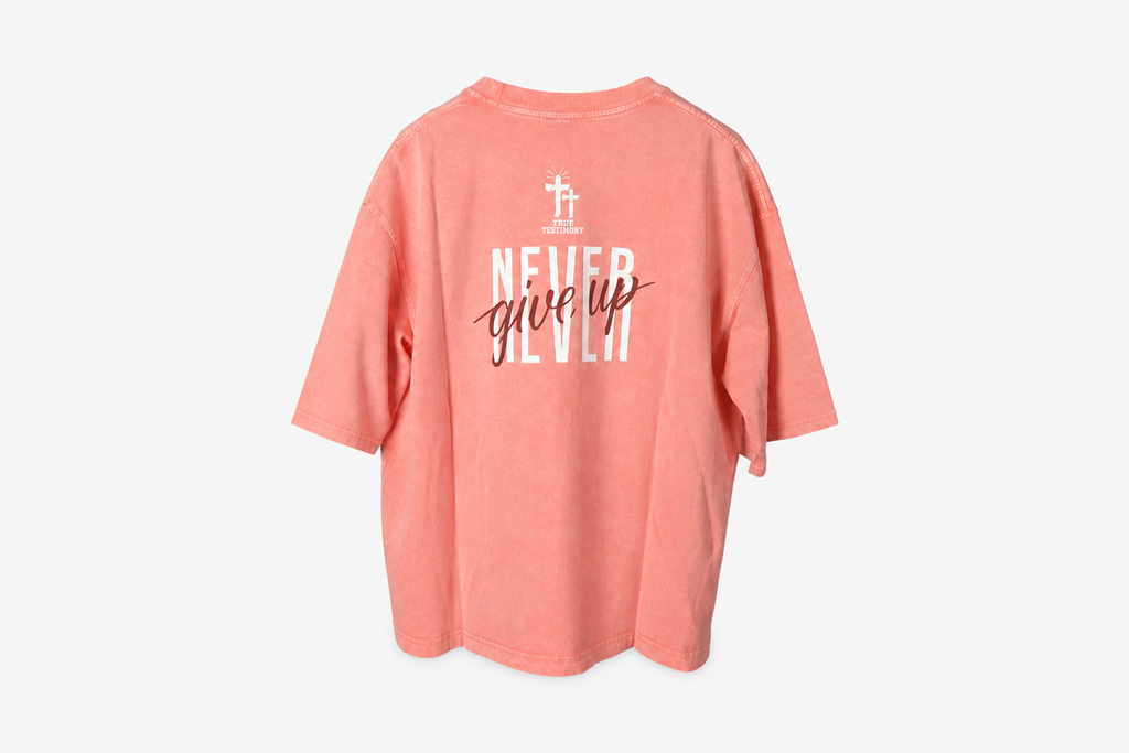 True Testimony - YAHWEH - HE IS ENOUGH Oversized T-Shirt - Sky Blue