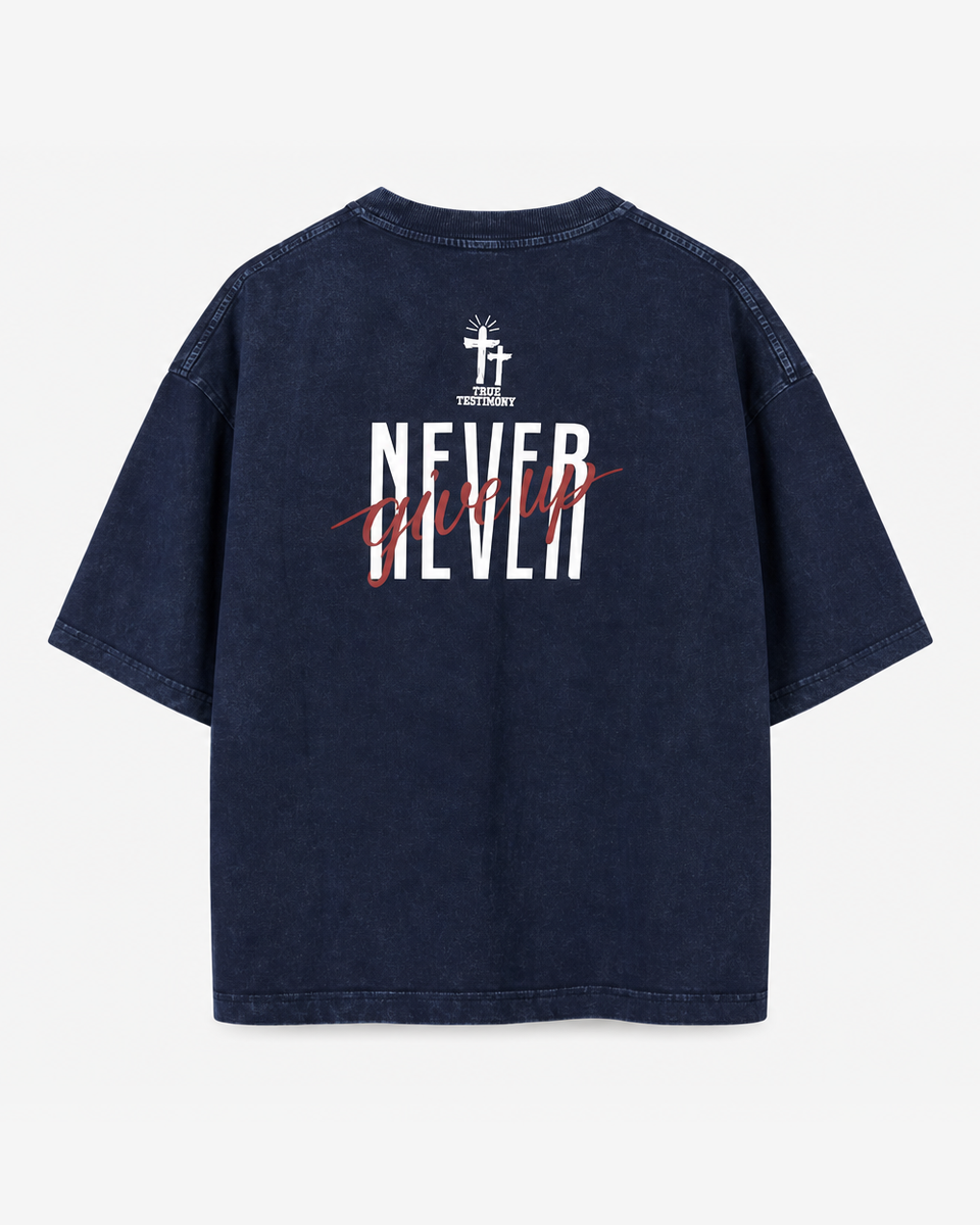 True Testimony Washed Tee - Oversized Cropped