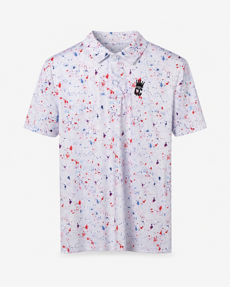 Corporate Culture - Golf Polo - Paint Splatter