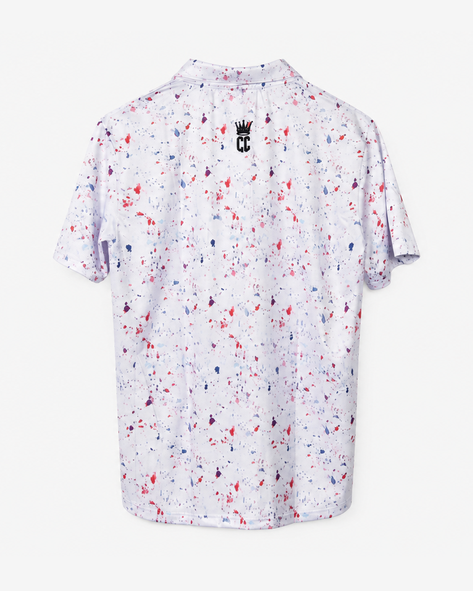 Corporate Culture - Golf Polo - Paint Splatter