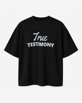 True Testimony Unisex Cropped T-Shirt - Black