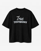 True Testimony Unisex Cropped T-Shirt - Black