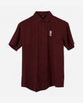 Maroon - Corporate Culture Premium Button-Down Shirt - Front