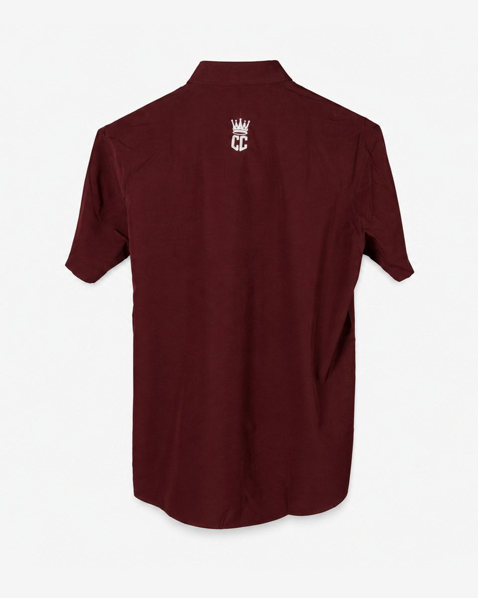 Corporate Culture Premium Button-Down Shirt - Maroon