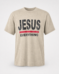 Tan - Jesus Over Everything T-Shirt - Front