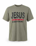 Jesus Over Everything T-shirt - Military Green