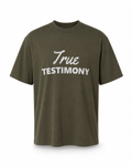 True Testimony - God is Bigger Tee - Military Green