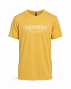 Heather Mustard - True Testimony Yahweh Never Give Up T-Shirt - Front