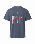 Yahweh Never Give Up T-Shirt - Burgundy