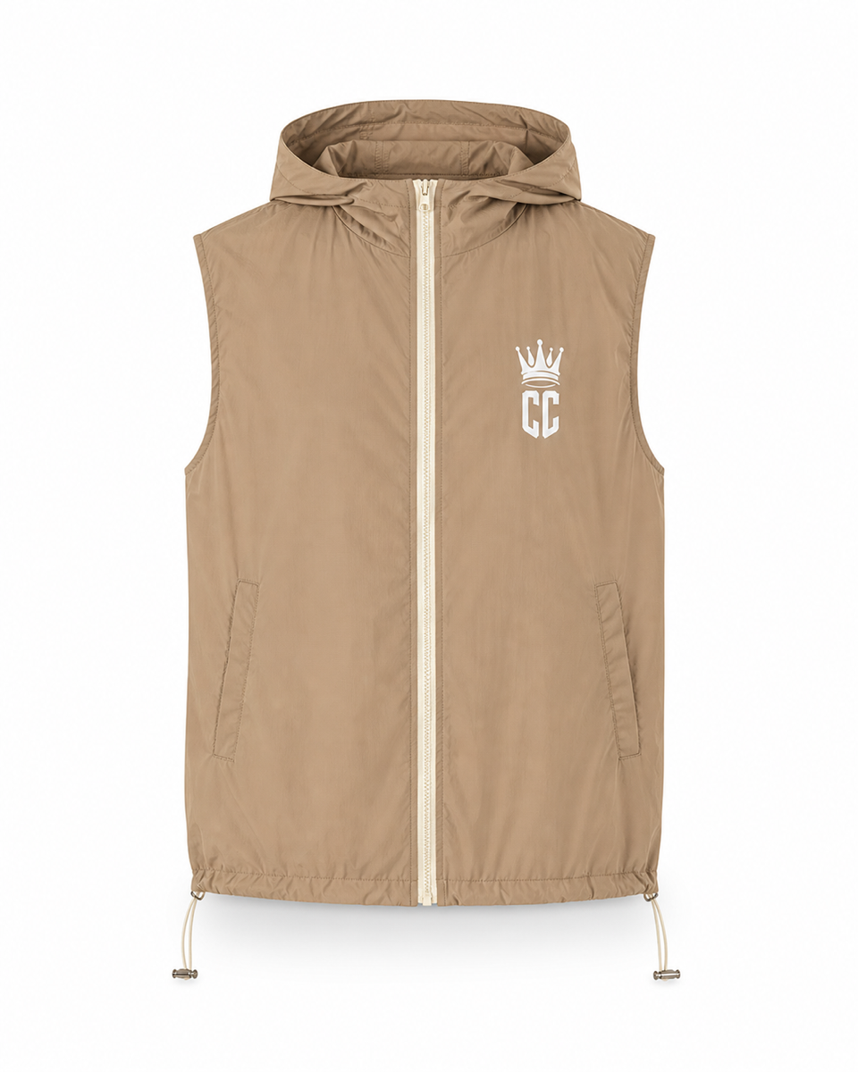 Callaway Culture Vest with Hood - Tan