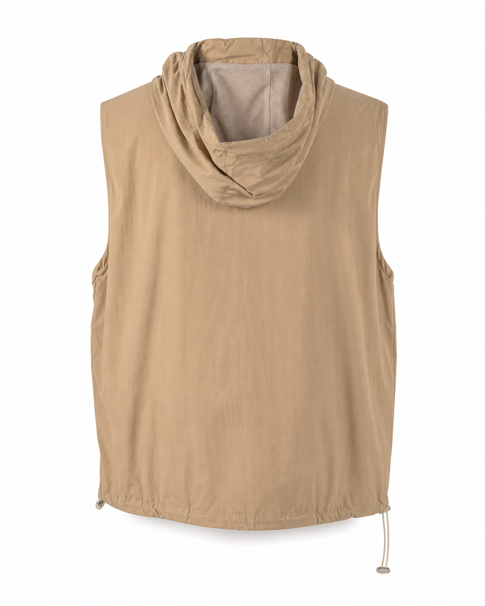 Callaway Culture Vest with Hood - Tan