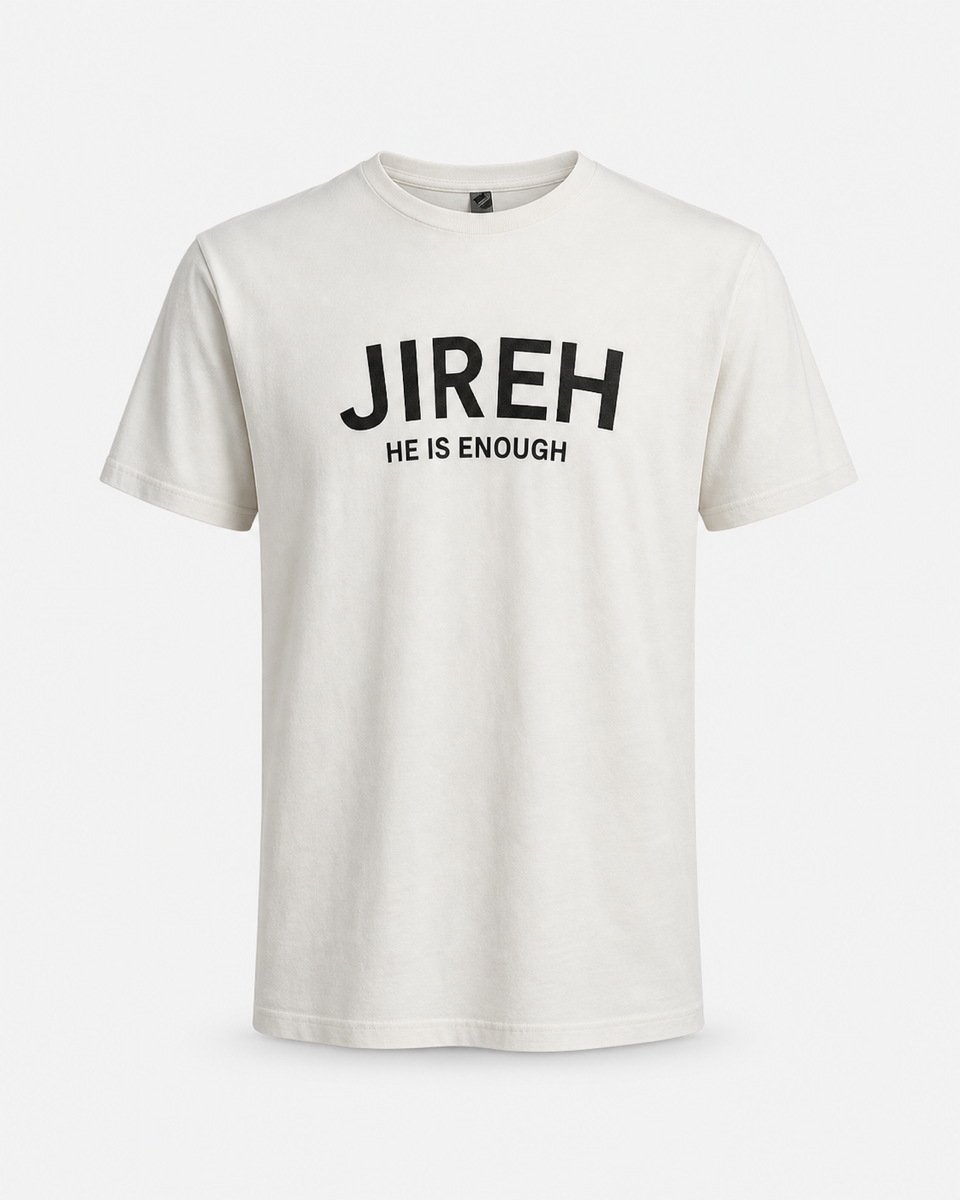 Jireh He Is Enough T-Shirt - White - Front