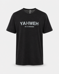Black - True Testimony Yahweh Never Give Up T-Shirt - Front