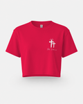 Red - Front - True Testimony Joy Women's Crop Top