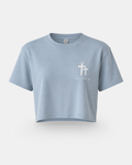 Steel Blue - Front - True Testimony Joy Women's Crop Top