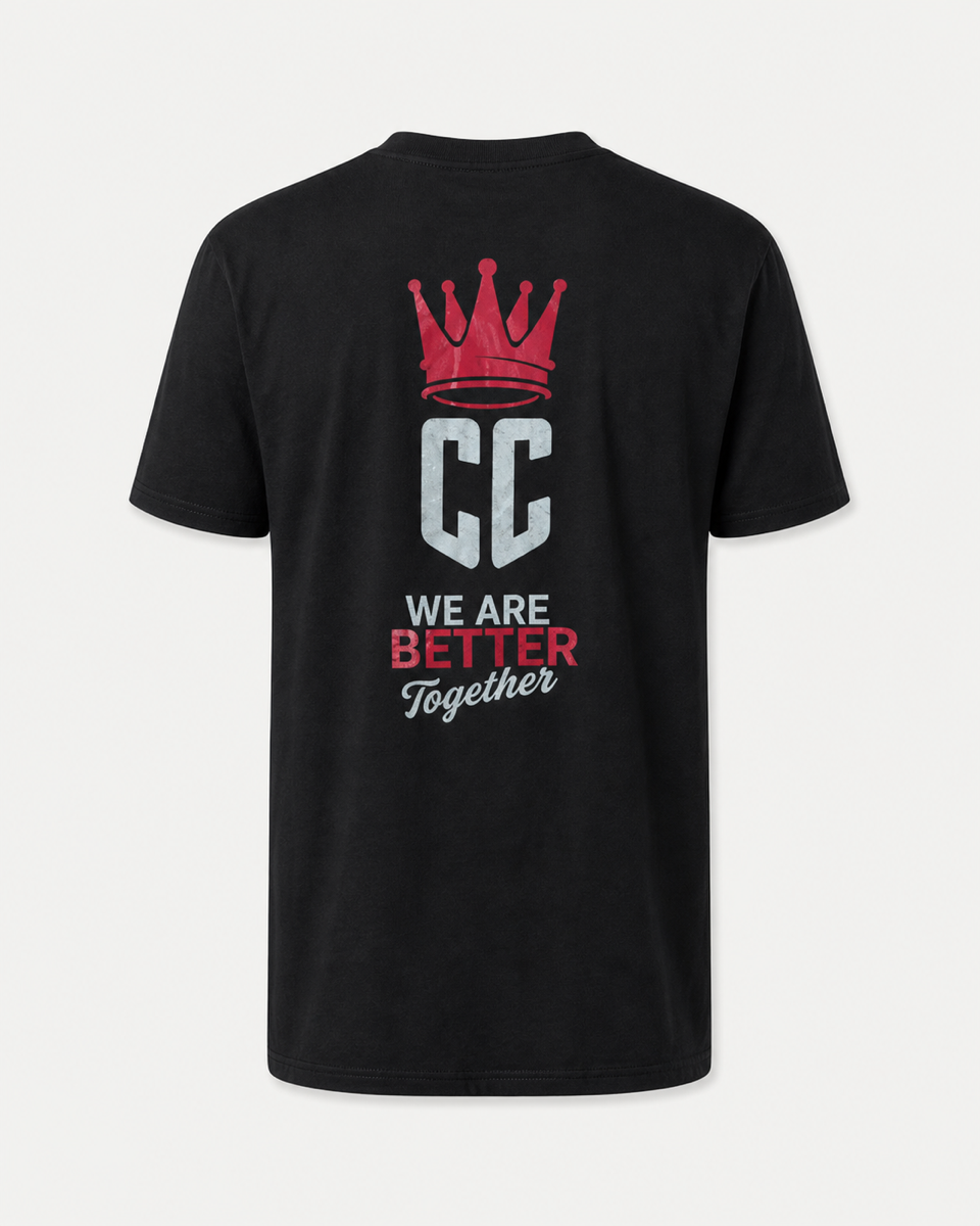 Black - We Are Better Together T-Shirt - Back