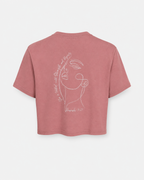 Pink - True Testimony Crop Top - Back