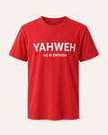 Red - True Testimony Yahweh Never Give Up Youth T-Shirt - Front
