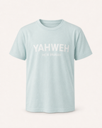 Sky Blue - True Testimony Yahweh Never Give Up Youth T-Shirt - Front