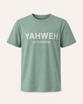 Military Green - True Testimony Yahweh Never Give Up Youth T-Shirt - Front