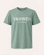 Military Green - True Testimony Yahweh Never Give Up Youth T-Shirt - Front