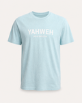 Sky Blue - True Testimony Yahweh Never Give Up T-Shirt - Front