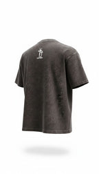 True Testimony Psalms 32:1 Cropped T-Shirt - Washed Black