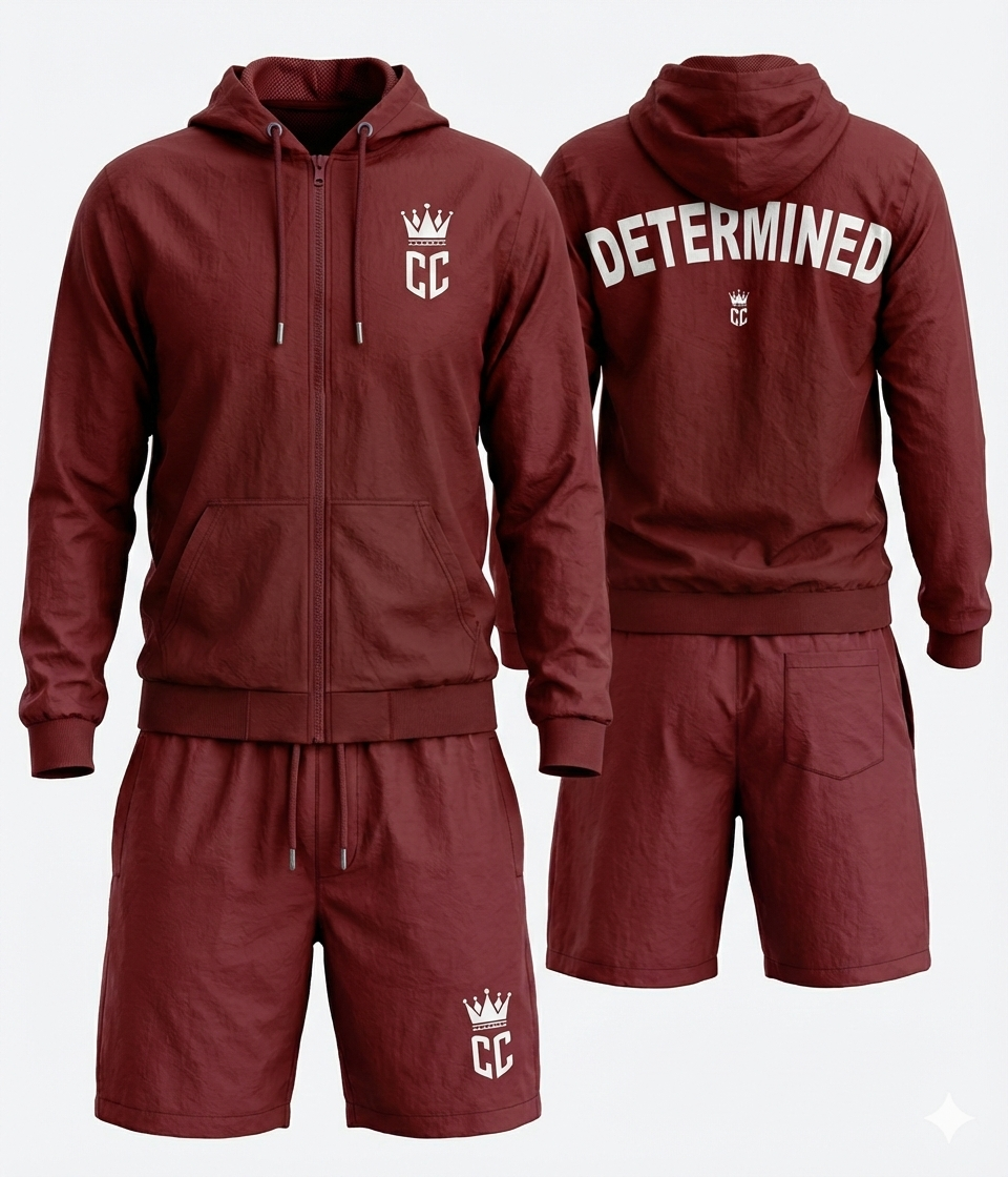 Pre-Order Determined Tech Set - Maroon