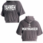 Yahweh Cropped Short-Sleeved - Waymaker Hoodie