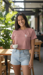 True Testimony - Psalms 31:28  Cropped T-Shirt